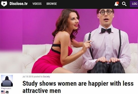 美女はブサメンと付き合った方が幸せになれることが判明！ ブサイク男の性質を徹底的に利用した最強の組み合わせの画像1