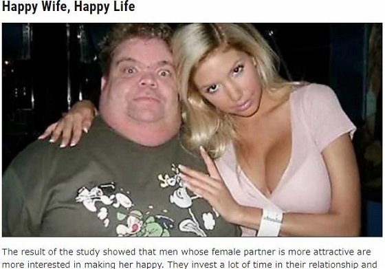 美女はブサメンと付き合った方が幸せになれることが判明！ ブサイク男の性質を徹底的に利用した最強の組み合わせの画像2