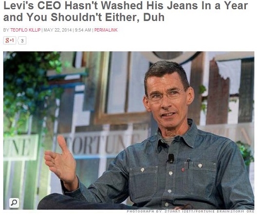 ジーンズは洗う、洗わない？ リーバイス社CEOがファイナルアンサーの画像1