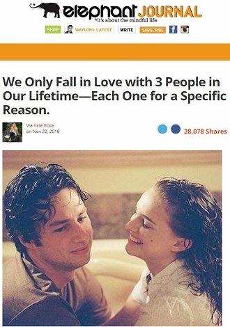 人生に3回訪れる本当の恋とは？の画像1