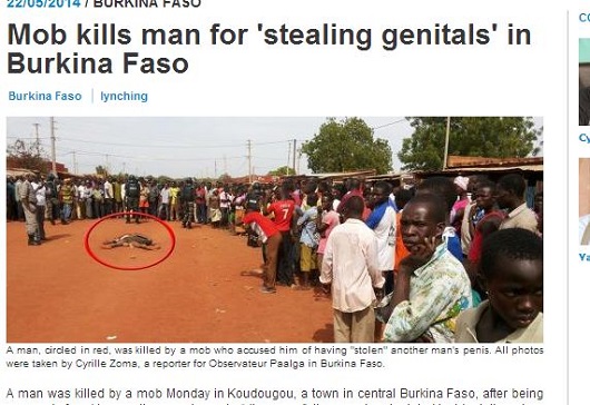 ペニス、呪術で盗まれる ― アフリカにはびこる信仰の闇の画像1