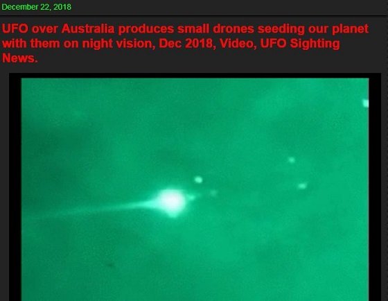 UFOが「大量の小型ドローン」をポコポコ地球に撒き散らす瞬間！ ISSを先導する様子も！＝豪の画像2