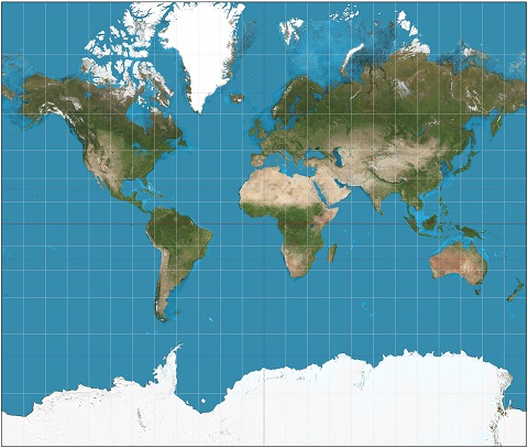メルカトル図法の世界地図に騙されるな！ 「国の本当の大きさ」がわかるサイトが開発されるの画像2
