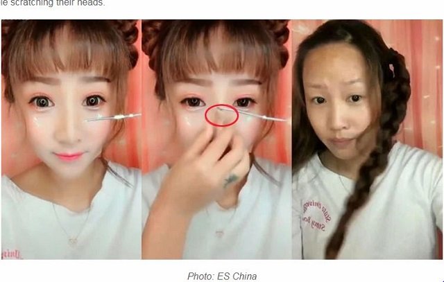 整形超えのメイク術ワックス化粧がヤバ過ぎる！ 女性の顔が一瞬で別人に… 超衝撃ビフォーアフターの画像2