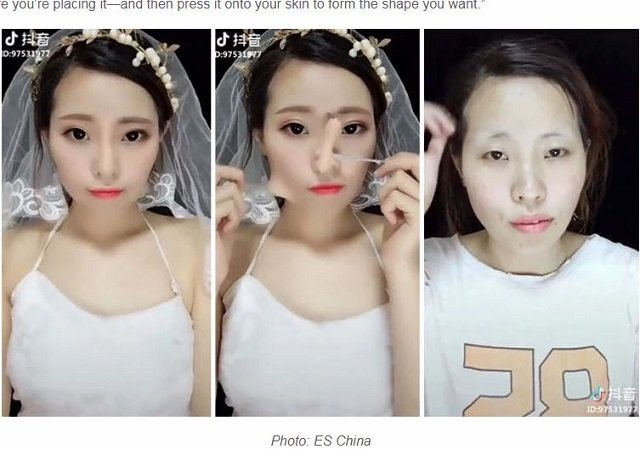 整形超えのメイク術ワックス化粧がヤバ過ぎる！ 女性の顔が一瞬で別人に… 超衝撃ビフォーアフターの画像3