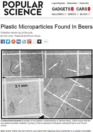 ビールの中に見えないゴミ「マイクロプラスチック」が混入 ― 新たな環境汚染、人類の脅威に？＝ドイツの画像1