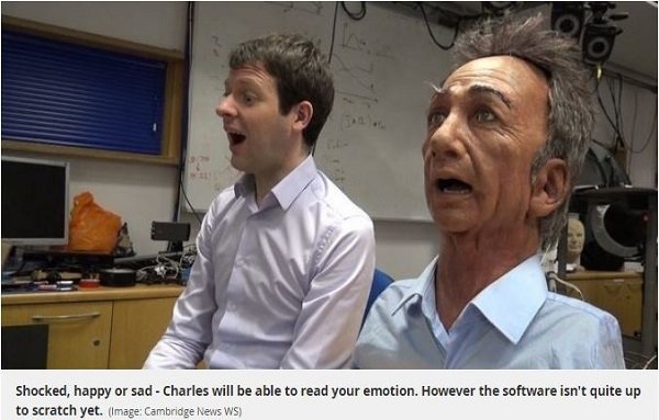 人間の心を完全に読むロボット「チャーリー」が不気味すぎる！ 開発者「脅威を感じたらコンセントを抜けばいい」の画像2