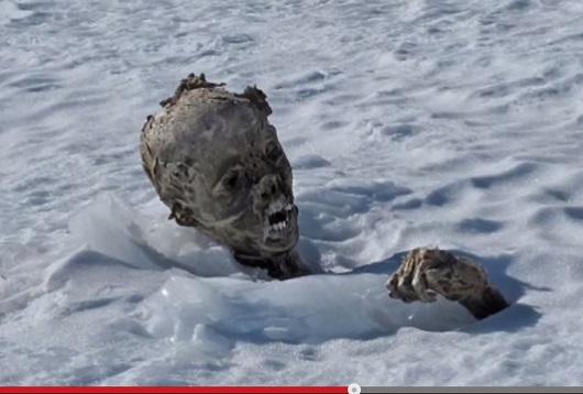 苦悶の表情？ 半世紀前に雪山で遭難した登山者のミイラが2体発見される＝メキシコの画像1