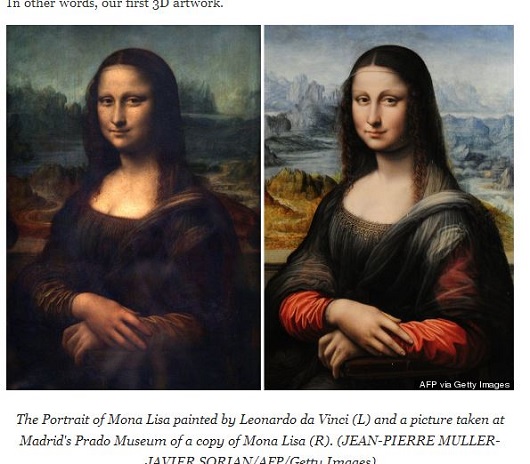 モナ・リザは世界初の3D画像だった!?　2つ並べて眺めてみると…!!の画像1