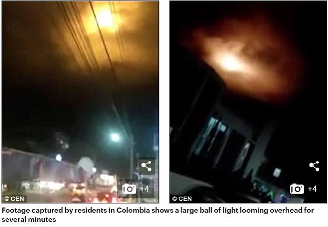 猛スピードで突進する激ヤバ「オーブ」と衝突寸前の瞬間映像！コロンビア政府もオーブを調査！の画像2