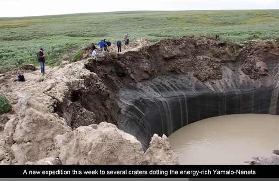 シベリアの巨大陥没穴の謎が解明か？＝ロシアの画像1