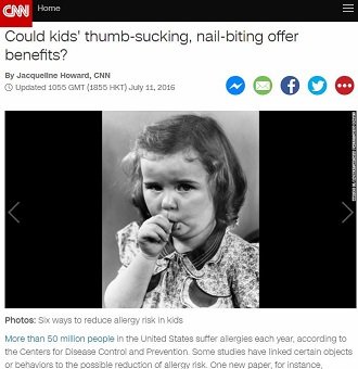 「ツメ噛み」「指しゃぶり」を叱るのは間違い！ 実は免疫力をつけるための行為だった？の画像2