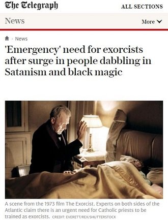 英高級紙がガチ報道「エクソシスムを必要とする人が増えている！ 緊急事態だ」 神父が説く悪魔憑き急増の背景とは!?の画像1