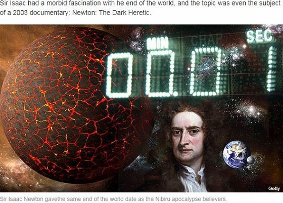 ニュートンがニビル到来の年を予言していたことをBBCが報道！ 人類滅亡のXデー確定、現代研究家やシュメール文明の見解と完全一致！の画像2