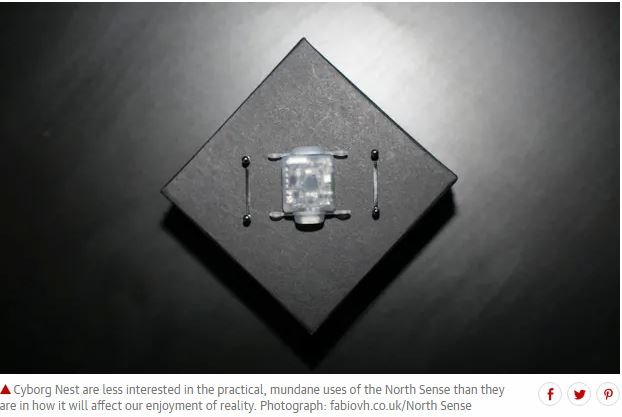 GPSを体に埋め込み「人間コンパス」になった男！ 北を感知するシックスセンスを創造「脳のパワー解き放った」の画像3