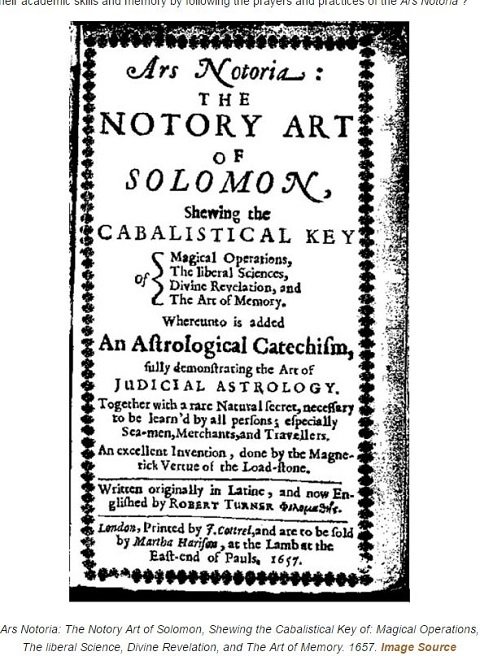 大英博物館所蔵、ソロモン王が大天使ミカエルから授かった魔術実用書『アルス・ノトリア』とは？ 読破した人間は超能力が身につく！の画像1