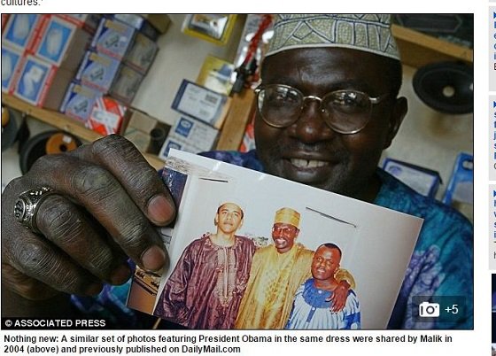「ムスリム服を着たオバマの写真」が発見され話題騒然！ オバマはイスラム過激派を擁護してる？の画像2