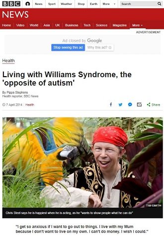 出会う人すべてを愛しまくる奇病「ウィリアムズ症候群」！  DNAが人懐こい犬と類似、人類の最新進化系か!?の画像2