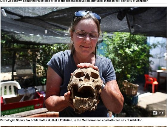 聖書に登場する巨人兵「ペリシテ人」の遺骨が大量出土！ 150体が眠る墓地の発掘調査が公開されるの画像3