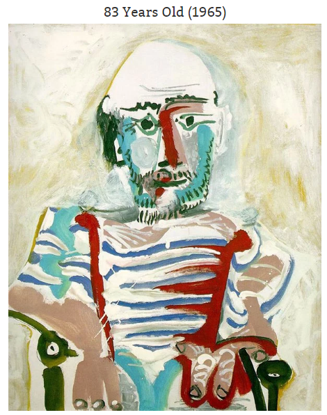 天才ピカソの「自画像の変遷」がぶっ飛びまくり！ 15歳～90歳で完全崩壊するまでの画像7