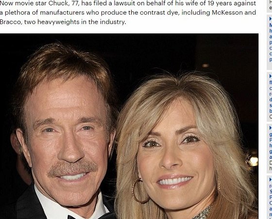 最強の男チャック・ノリスが製薬会社11社を提訴！ 妻が毒を盛られたとして、医学界と戦争中！の画像2