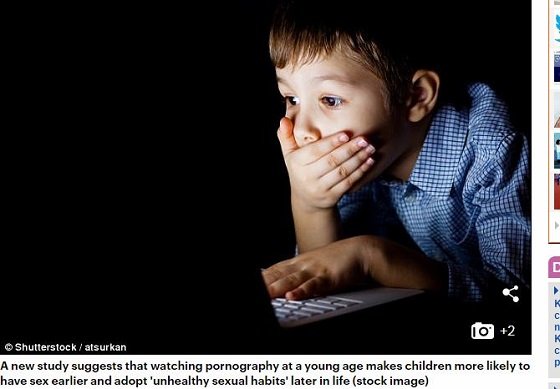 幼い時にポルノを見ると乱交&変態プレイを好む大人になる事が判明！ 「少年よりも少女のほうが顕著」の画像2