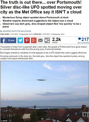 ポーツマス上空に現れた超高速飛行物体！　UFOか、最新ステルス無人戦闘機「タラニス」か？の画像1