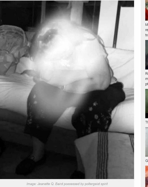 ロズウェルで最も呪われた家で霊媒師が憑依された瞬間！ 夭折したシングルマザーの地縛霊が…！【心霊写真】の画像1