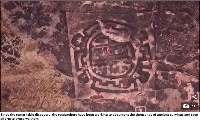 インド州当局が3.6億円でエイリアン文明調査か!? 古代インドの岩絵にアフリカの動物が描かれていることが判明での画像3