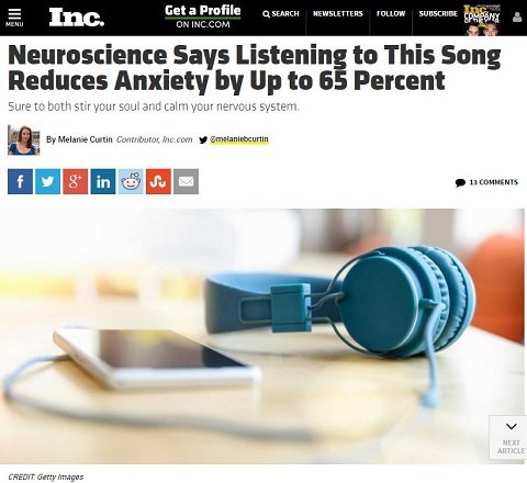 不安感が最大65％取り除かれる曲ベスト10！ 博士「決して運転中は聴かないでください」の画像1