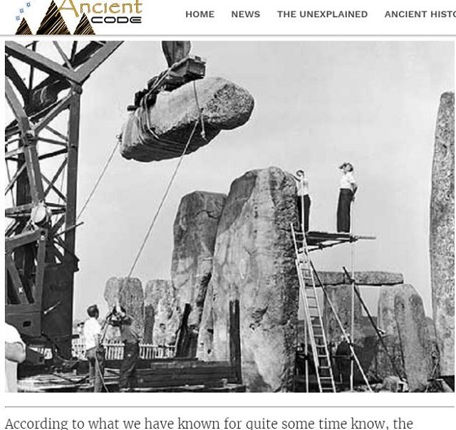 ストーンヘンジ捏造説急浮上、証拠資料が多数流出!! 考古学者も断言「完全に作り直し」、基礎もコンクリートだった！の画像1