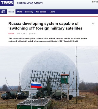 敵兵器や軍事衛星のスイッチを切る超秘密兵器をロシアが開発か？の画像1