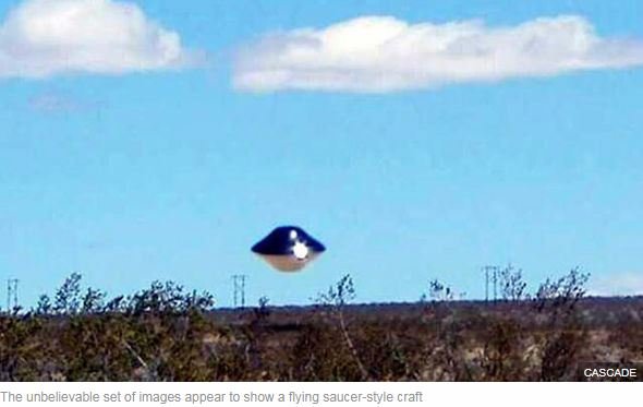 「最も議論を招くUFO写真だ」米軍基地にあまりにも完璧なツヤツヤメタリックUFO出現！ 10分静止→アクロバット飛行も… ！の画像1