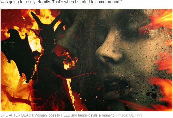 「生きたまま肉体を食べられた」オーバードーズで地獄に行った女の臨死体験が恐すぎる！の画像1