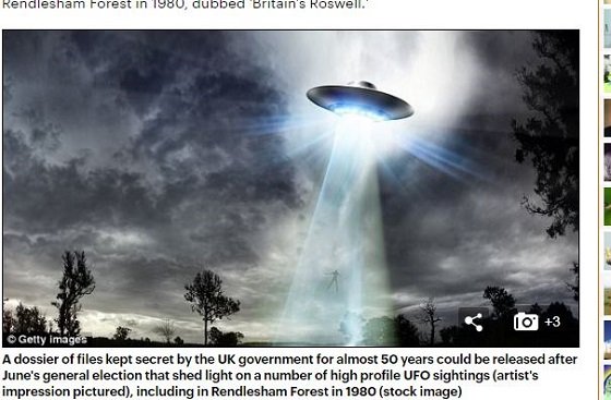 イギリス総選挙後に「英国防省最重要UFO機密18文書」が公開へ！ リアルX-ファイルに三角UFOも掲載か!?の画像1