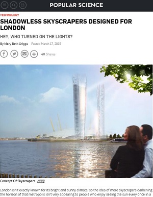 まるで魔法？影ができない高層ビルが建設可能か？＝ロンドンの画像1