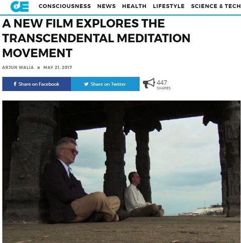 40年以上瞑想を続けるデヴィッド・リンチ監督のTM瞑想映画がイルミネート映画祭で上映される！ 内容は？の画像1