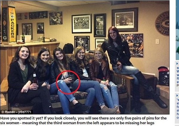 「中央に座っている女子の脚が…ない」 凶事の前触れか？超軟体人間か？消えた美脚に戦慄の画像2