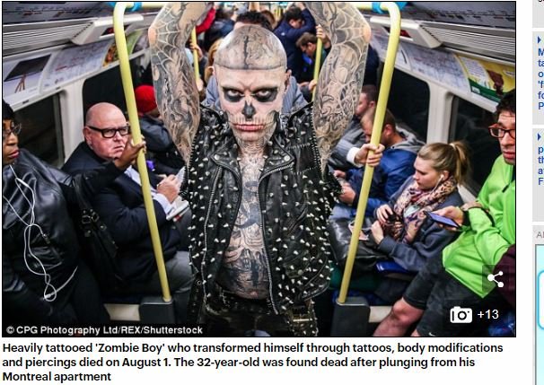 鼻・耳を削ぎ落とし、眼球タトゥーで「ドクロ顔」に… 彼らを身体改造に走らせるものとは？の画像5