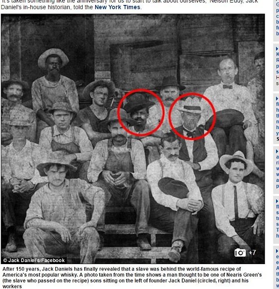 150年前にジャック・ダニエルにウイスキーの作り方を教えたのは黒人の奴隷だったことが判明の画像1