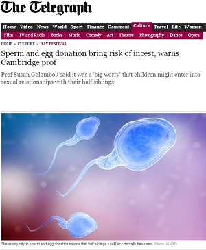 人工授精で近親相姦リスクが高まる可能性＝英・研究の画像1