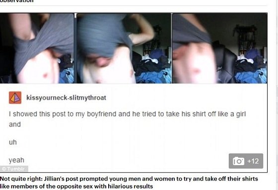 男女でＴシャツの脱ぎ方が違う理由が遂に判明！ 150万人が聞いて納得！の画像1