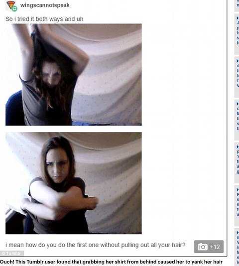 男女でＴシャツの脱ぎ方が違う理由が遂に判明！ 150万人が聞いて納得！の画像2