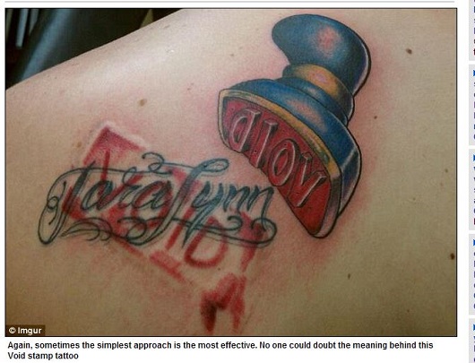 元カレ、元カノの名前のタトゥーを彫って後悔してたら…驚きの修正方法!!の画像5