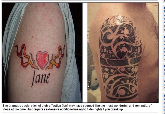 元カレ、元カノの名前のタトゥーを彫って後悔してたら…驚きの修正方法!!の画像7