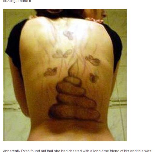 元カレ、元カノの名前のタトゥーを彫って後悔してたら…驚きの修正方法!!の画像8