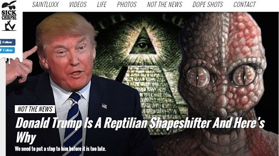 トランプは変幻型レプティリアンの最高指導者だった！ 専門家「彼の妻も明らかにトカゲ」医師「トランプは爬虫類脳」の画像2