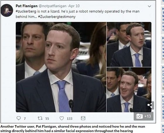 「ザッカーバーグは間違いなくアンドロイド」映像で完全特定される！ 真後ろの男が遠隔操作、決定的証拠多数！の画像4