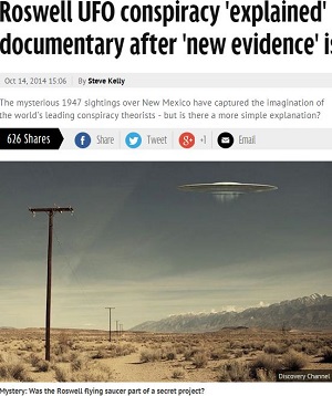 ロズウェル事件がついに完結か？　宇宙人、旧ナチス軍、エリア51…、謎の全貌は？の画像1