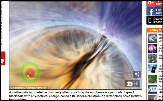 【朗報】ブラックホールに落ちると「自分の過去を抹消できる」ことが判明！ 数学者が証明、非決定論的アナザーワールドにも行ける！の画像1